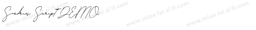 Sundries Script DEMO字体转换